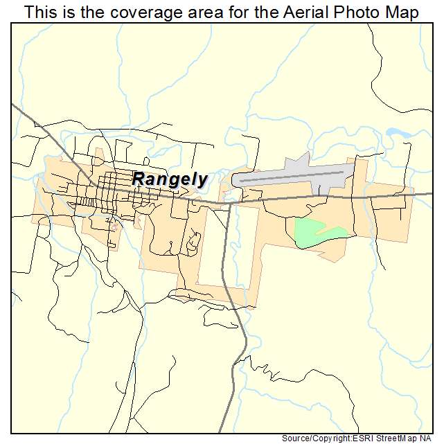 Rangely, CO location map 