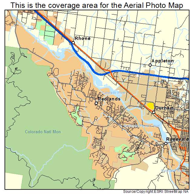 Redlands, CO location map 