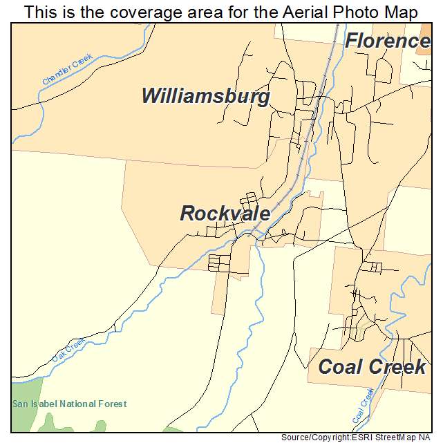Rockvale, CO location map 