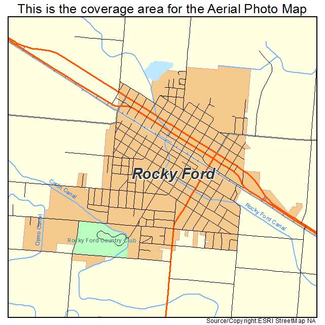 Rocky Ford, CO location map 