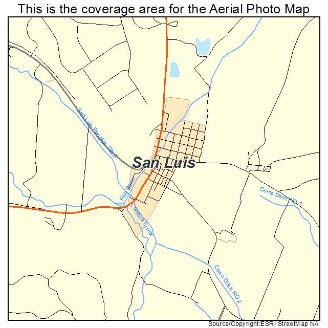 San Luis, CO location map 