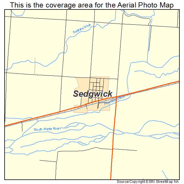 Sedgwick, CO location map 