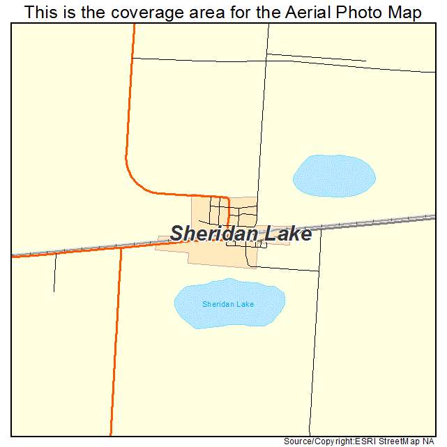 Sheridan Lake, CO location map 