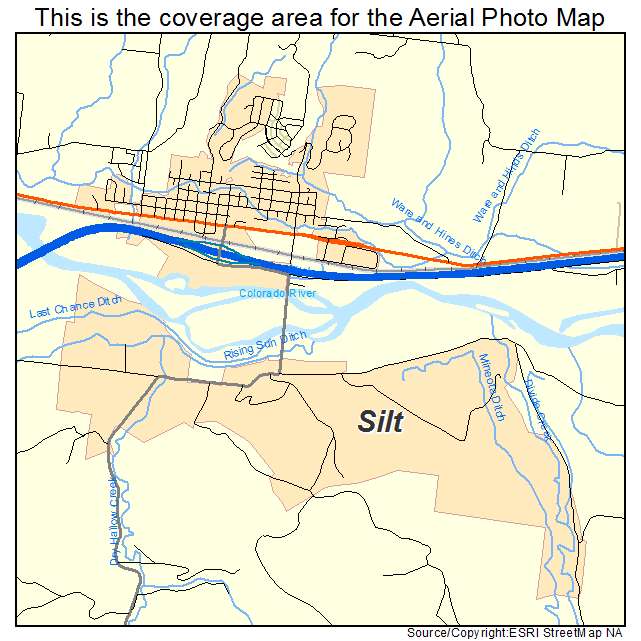 Silt, CO location map 