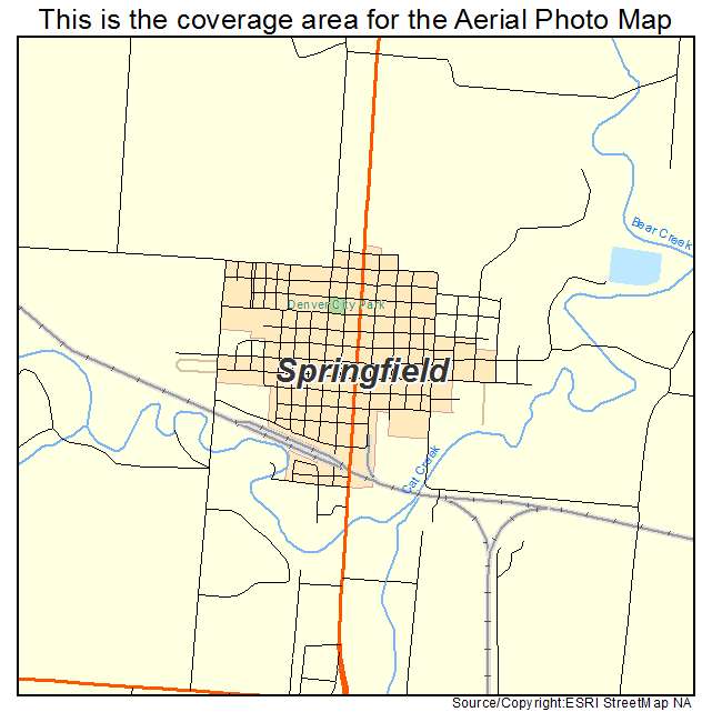 Springfield, CO location map 