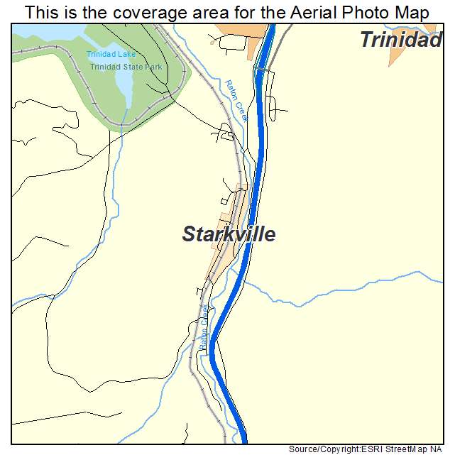Starkville, CO location map 
