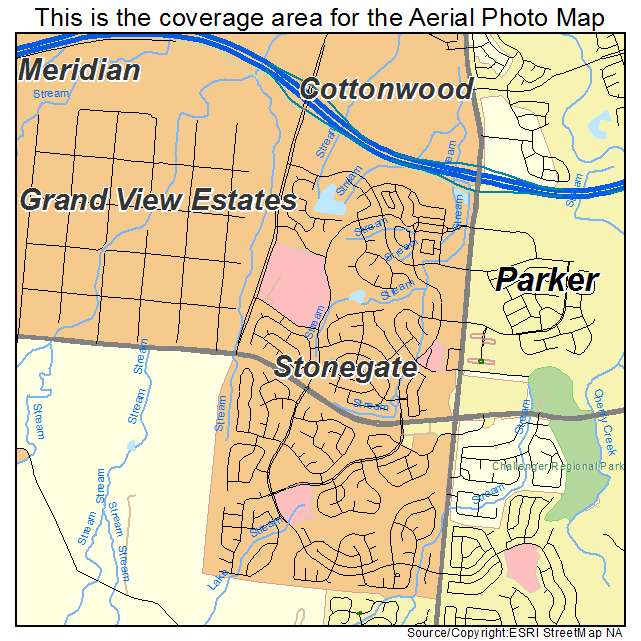 Stonegate, CO location map 