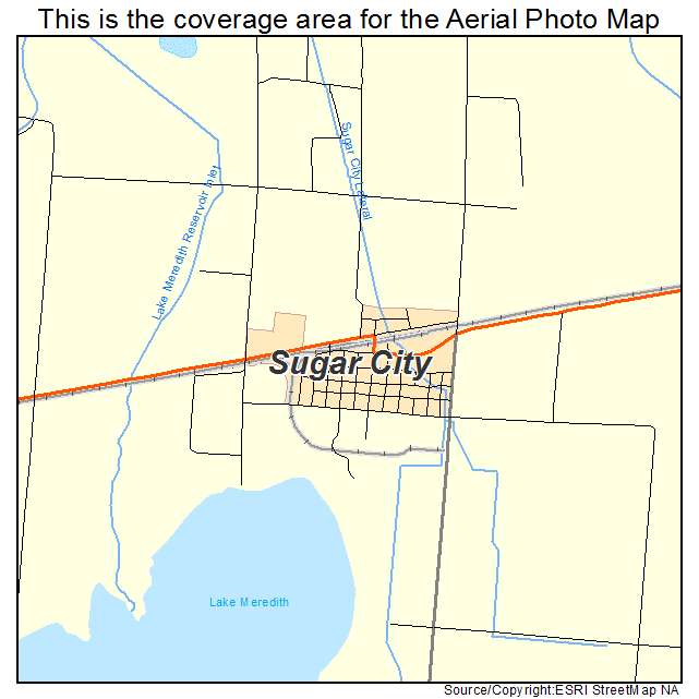 Sugar City, CO location map 
