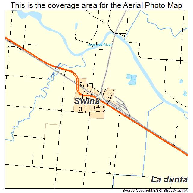 Swink, CO location map 