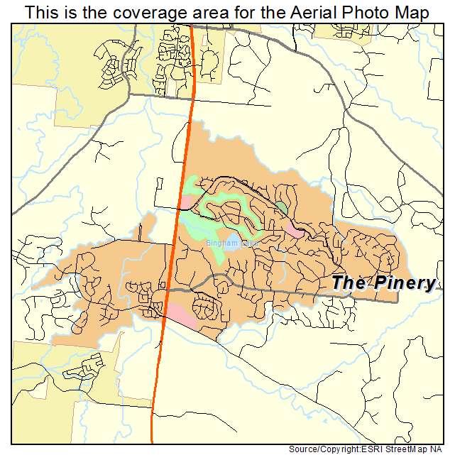 The Pinery, CO location map 