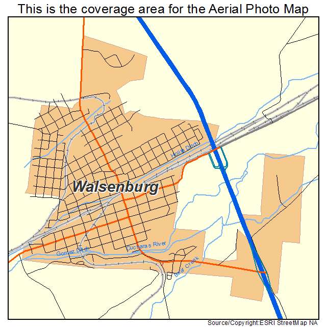 Walsenburg, CO location map 