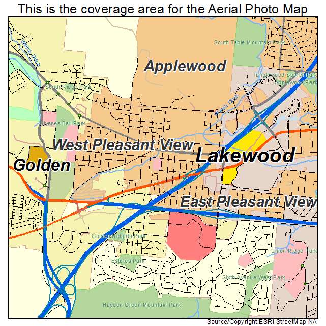 West Pleasant View, CO location map 