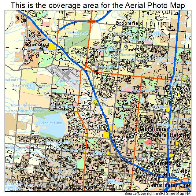 Westminster, CO location map 