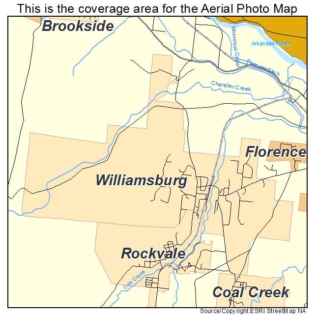 Williamsburg, CO location map 