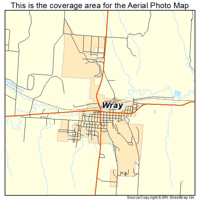 Wray, CO location map 