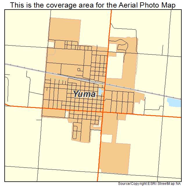 Yuma, CO location map 