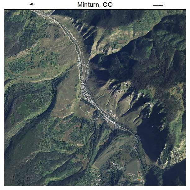 Minturn, CO air photo map