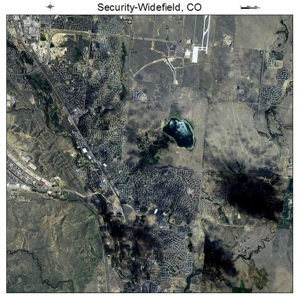 Security Widefield, CO air photo map