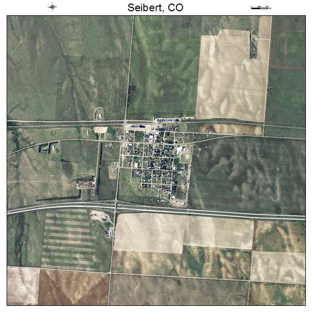 Seibert, CO air photo map
