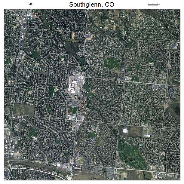Southglenn, CO air photo map