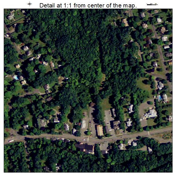 Bantam, Connecticut aerial imagery detail