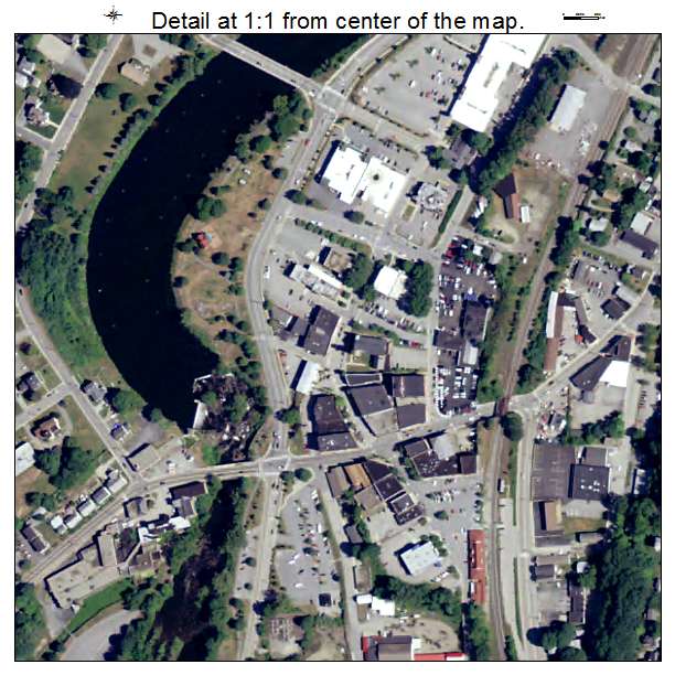 Putnam District, Connecticut aerial imagery detail