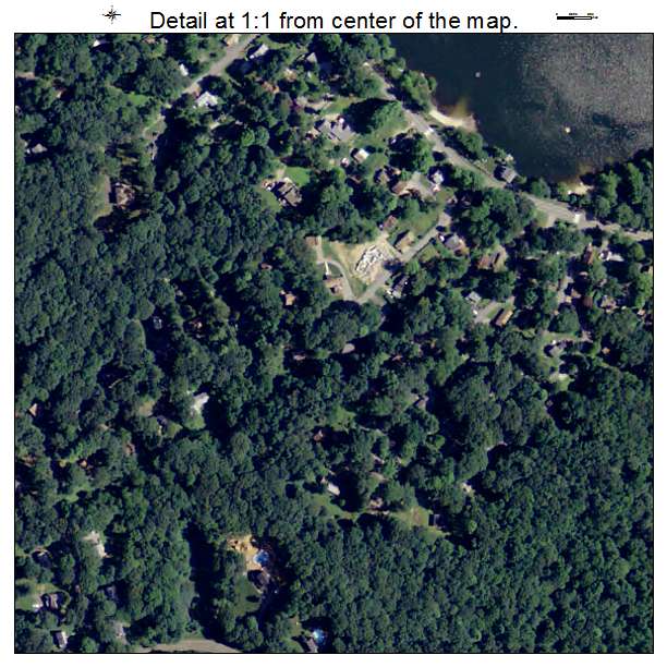 Terramuggus, Connecticut aerial imagery detail