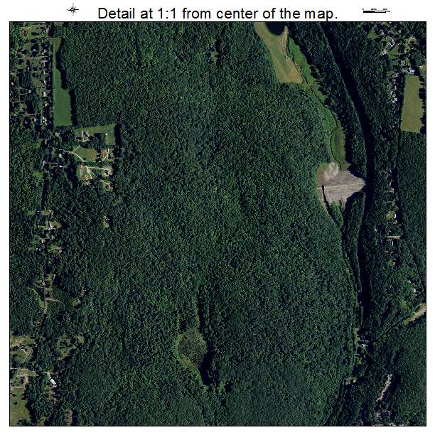 Torrington, Connecticut aerial imagery detail
