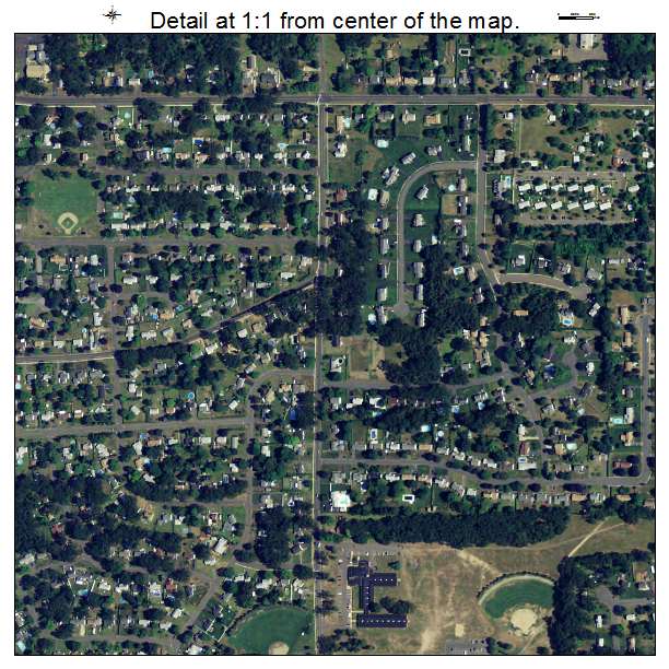 Windsor Locks, Connecticut aerial imagery detail