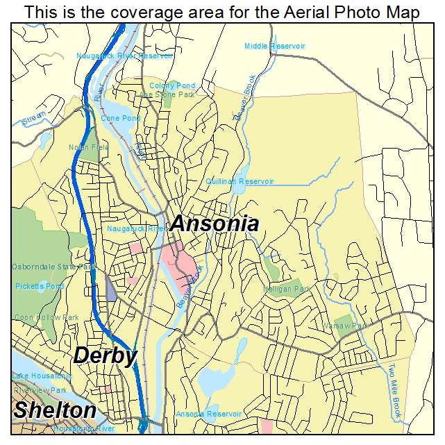 Ansonia, CT location map 