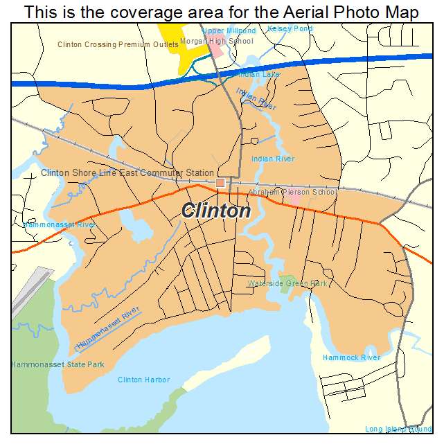 Clinton, CT location map 
