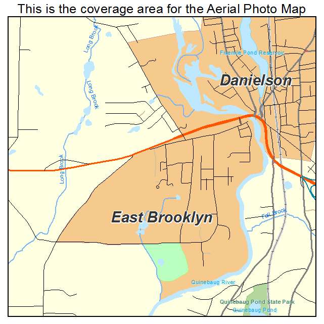 East Brooklyn, CT location map 