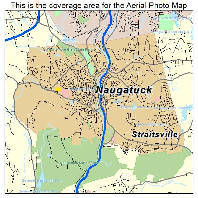 Naugatuck, CT location map 