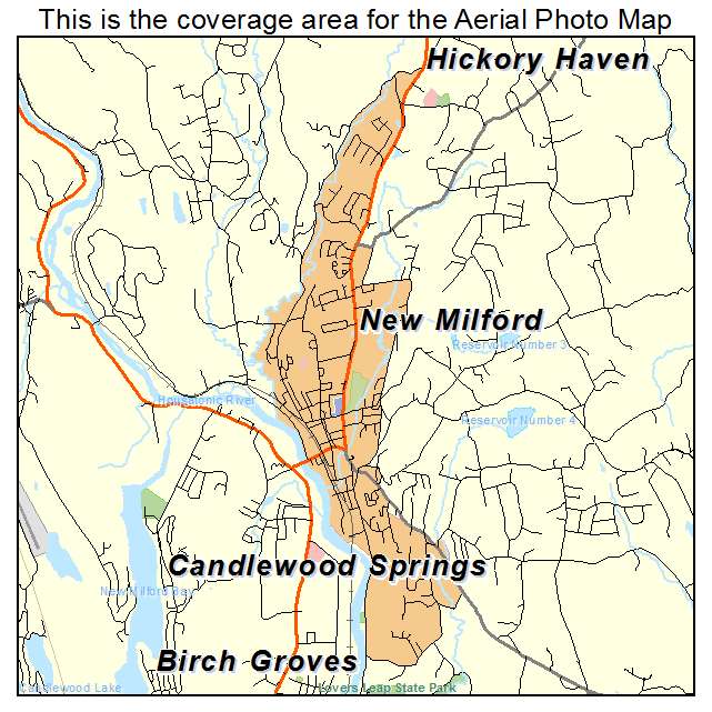 New Milford, CT location map 