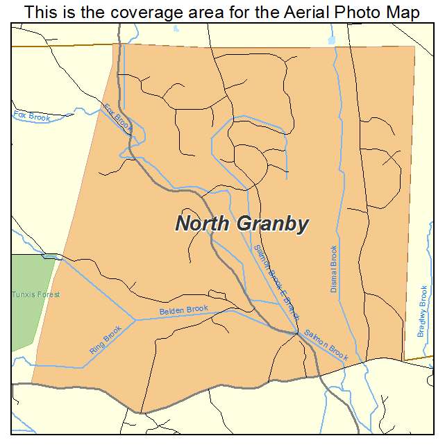 North Granby, CT location map 