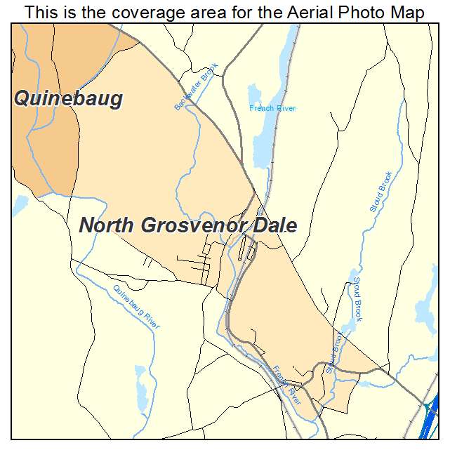 North Grosvenor Dale, CT location map 