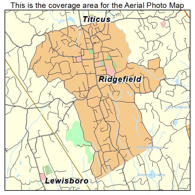 Ridgefield, CT location map 