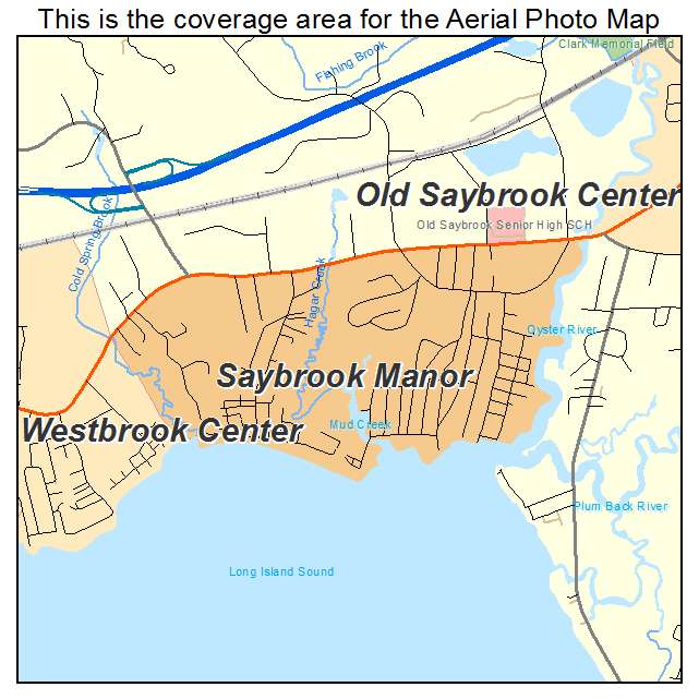 Saybrook Manor, CT location map 