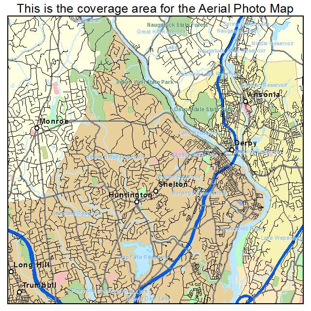 Shelton, CT location map 