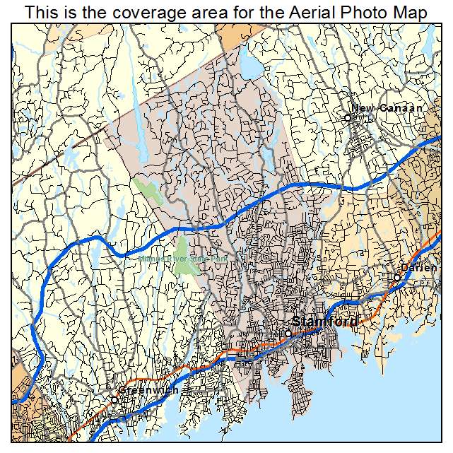 Stamford, CT location map 