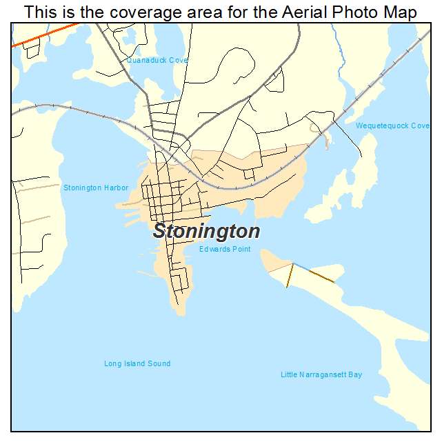 Stonington, CT location map 