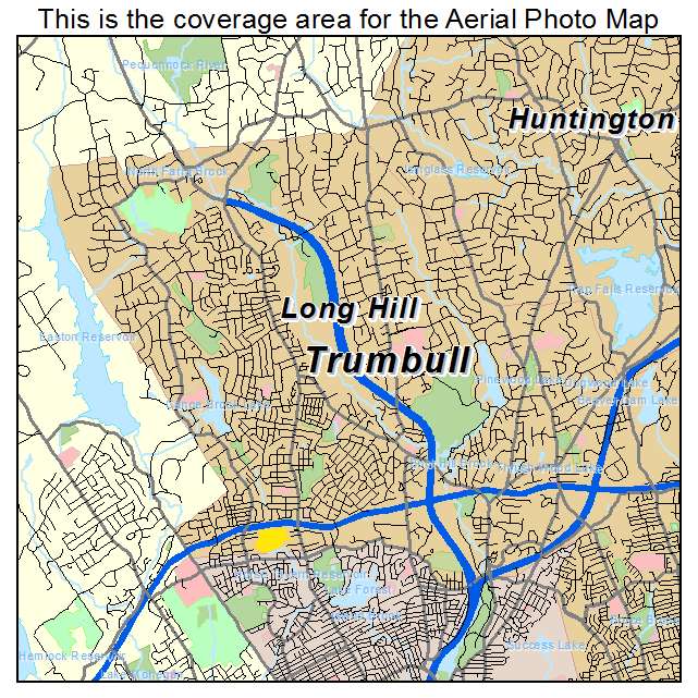 Trumbull, CT location map 