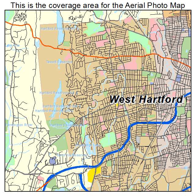 West Hartford, CT location map 