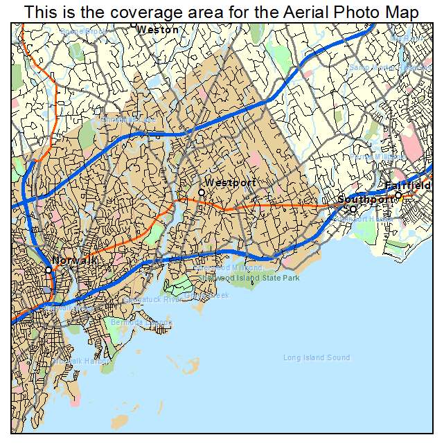 Westport, CT location map 