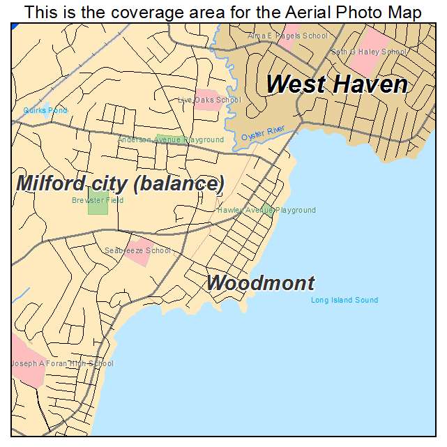 Woodmont, CT location map 