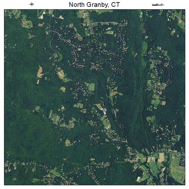 North Granby, CT air photo map