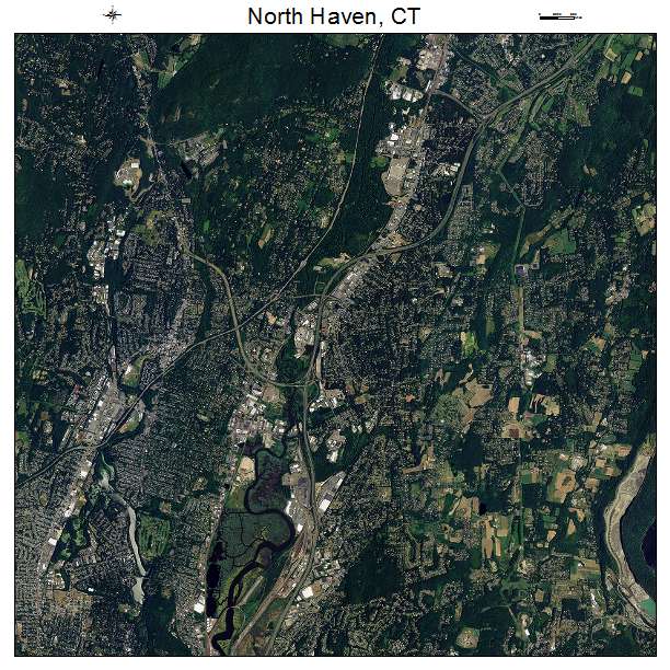North Haven, CT air photo map