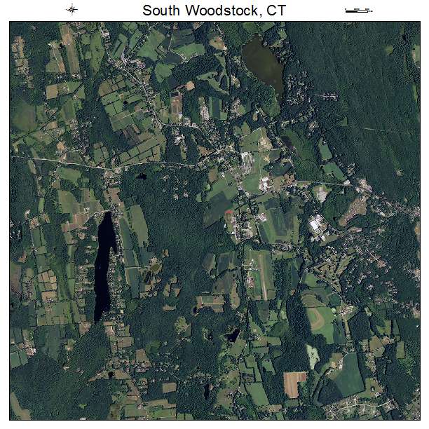South Woodstock, CT air photo map