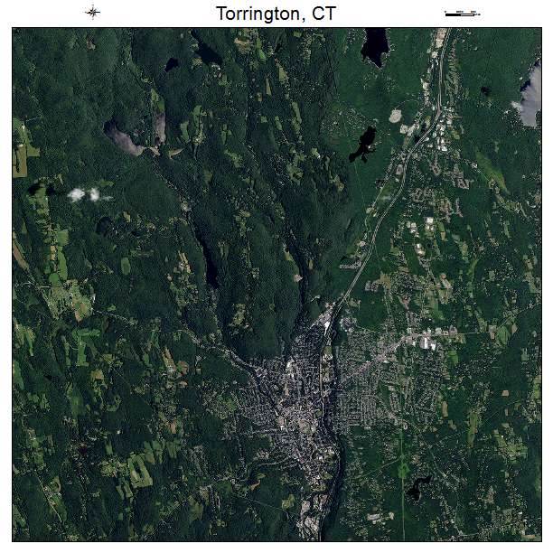 Torrington, CT air photo map