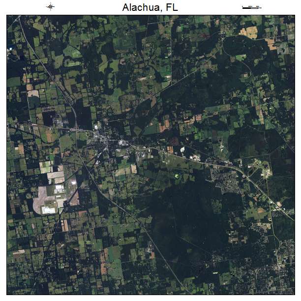 Alachua, FL air photo map